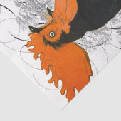 Rooster French Script Farmhouse Country Decoupage Tissuepapier (Detail)