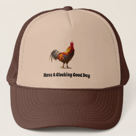 Rooster Fun heeft een geweldige dag Trucker Pet