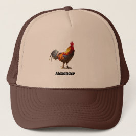 Rooster Fun Trucker Pet