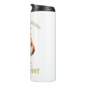 Rooster Geconcentreerd Geweldige Schattig Schattig Thermosbeker (Geroteerd rechts)