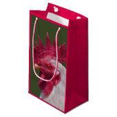 Rooster Gift Bag Klein Cadeauzakje (Voorkant Gekanteld)