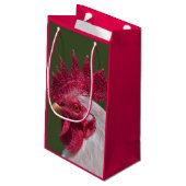 Rooster Gift Bag Klein Cadeauzakje (Achterkant Gekanteld)