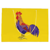 Rooster Gift Bag Large Cadeautasje (Achterkant)