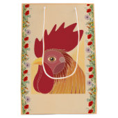 Rooster Gift Bag Medium Cadeauzakje (Achterkant)