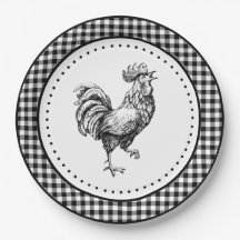 Rooster Gingham