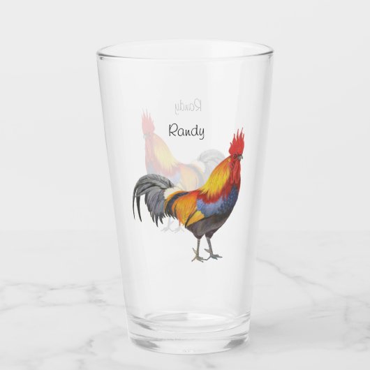 Rooster Glas (Voorkant)
