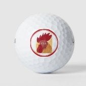 Rooster Golf Ball Golfballen (Voorkant)