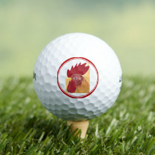 Rooster Golf Ball Golfballen