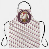 Rooster & Grapes Heraldic Crest Schort (Voorkant)