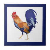 Rooster grens Tile Tegeltje (Voorkant)