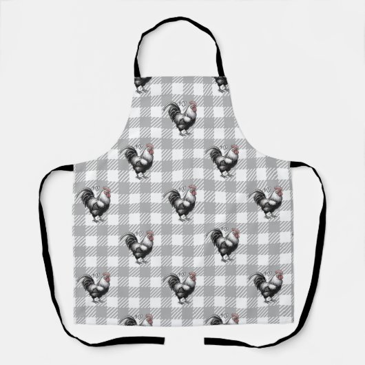 Rooster Grey Plaid Schort (Voorkant)