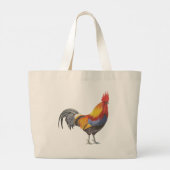 Rooster Grote Tote Bag (Achterkant)