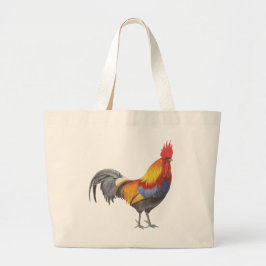 Rooster Grote Tote Bag