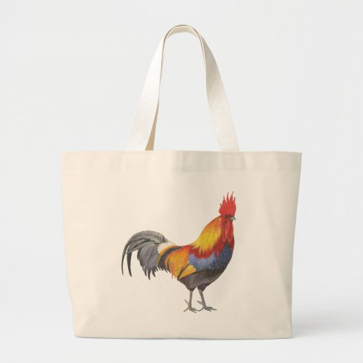 Rooster Grote Tote Bag (Voorkant)