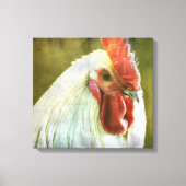 Rooster  Grunge Canvas afdrukken (Voorkant)