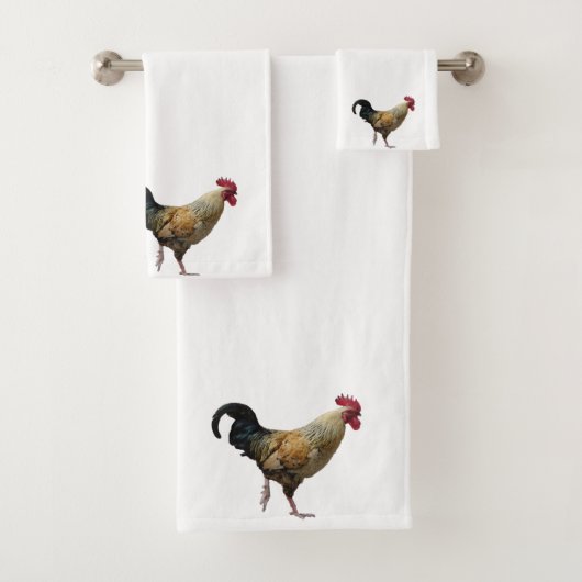 Rooster-handdoekset Bad Handdoek (Insitu)