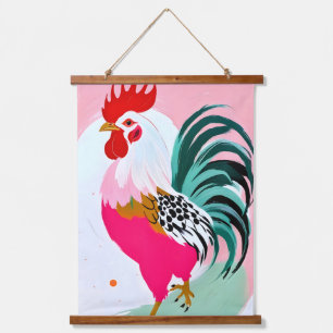 Rooster Hangend Wandkleed