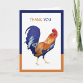 Rooster - Hartelijk dank Bedankkaart (Voorkant)