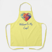 ROOSTER HEART Apron Schort (Voorkant)