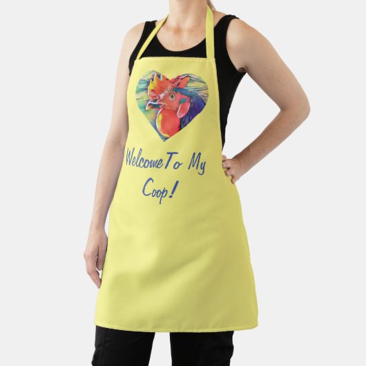ROOSTER HEART Apron Schort (Insitu)