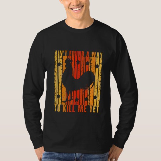 Rooster  heeft geen weg gevonden... Roost Funny Re T-shirt (Voorkant)