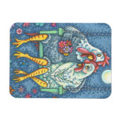 ROOSTER & HEN LOVERS, KICKEN MAGNET Rectangle Magneet (Horizontaal)