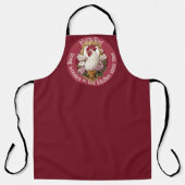 Rooster Heraldic Crest Apron Schort (Voorkant)