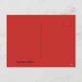 Rooster Holly Christmas Briefkaart (Achterkant)