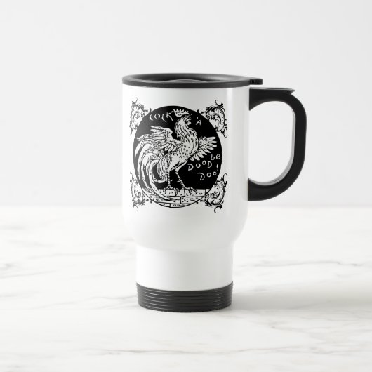 Rooster Home Decor, Kleding en Geschenken Reisbeker (Rechts)