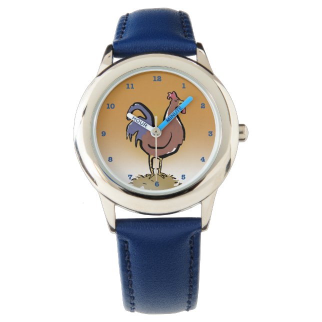 rooster horloge (Voorkant)