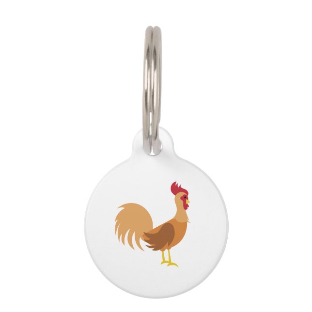 Rooster Huisdierpenning (Voorkant)