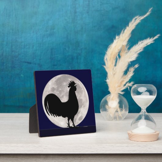 Rooster in het Moonlight Fotoplaat (Insitu)