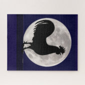 Rooster in het Moonlight Legpuzzel (Horizontaal)