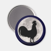 Rooster in het Moonlight Magneet (Voorkant / Achterkant)