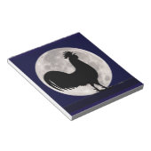 Rooster in het Moonlight Notitieblok (Schuin)
