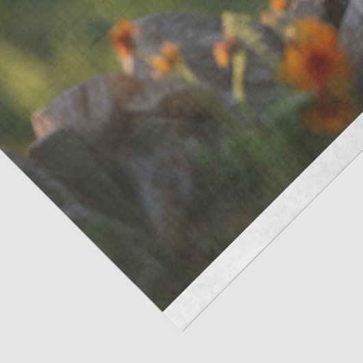 Rooster in Land 1 Decoupage Papier (Detail)