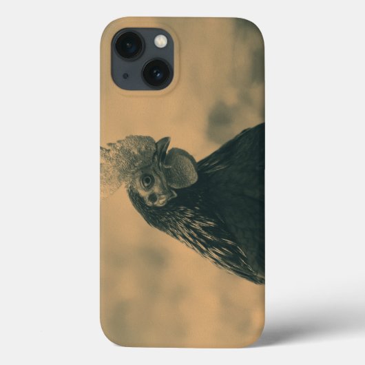 Rooster in Sepia Case-Mate iPhone Case (Achterkant)