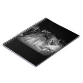 Rooster in zwart-wit notitieboek (Linkerzijde)