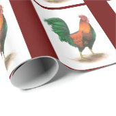 Rooster Inpakpapier (Rol Hoek)
