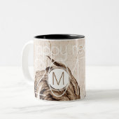  Rooster Jaar 2017 Monogram Mok (Voorkant links)