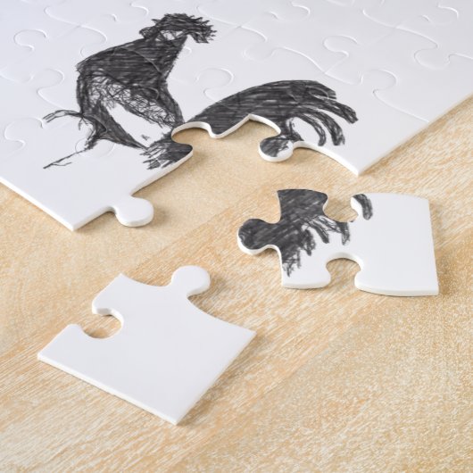 Rooster Jigzaag Puzzle Legpuzzel (Zijkant)