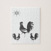 Rooster Jigzaag Puzzle Legpuzzel (Verticaal)