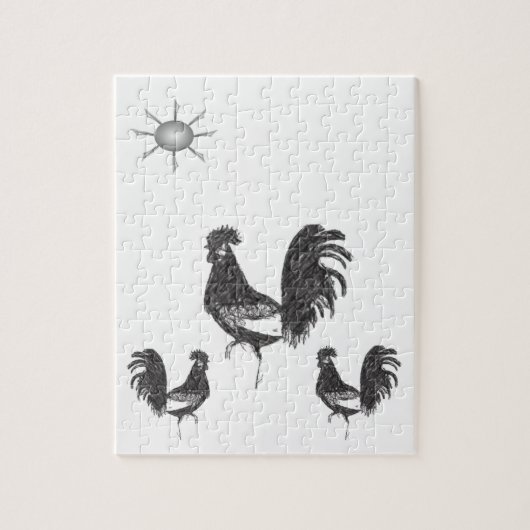 Rooster Jigzaag Puzzle Legpuzzel (Verticaal)