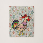 Rooster Jigzaag Puzzle Legpuzzel (Verticaal)