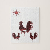 Rooster Jigzaag Puzzle Legpuzzel (Verticaal)