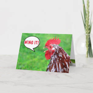 Rooster Joke Birthday Kaart
