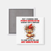 Rooster Just Standing Here Patiently Waiting For T Magneet (Voorkant / Achterkant)