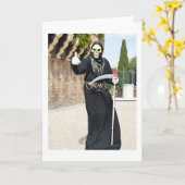 Rooster Kaart (Gele Bloem)