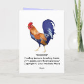 Rooster-Kaart Kaart (Achterkant)