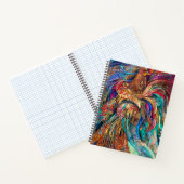 Rooster - Kaleidoscoop van kleuren Notitieboek (Binnen)